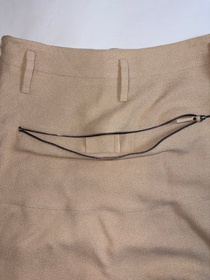 by Nicolas Ghesquiere | Pre-Fall 2009 Vintage Beige Skirt | Sz FR36