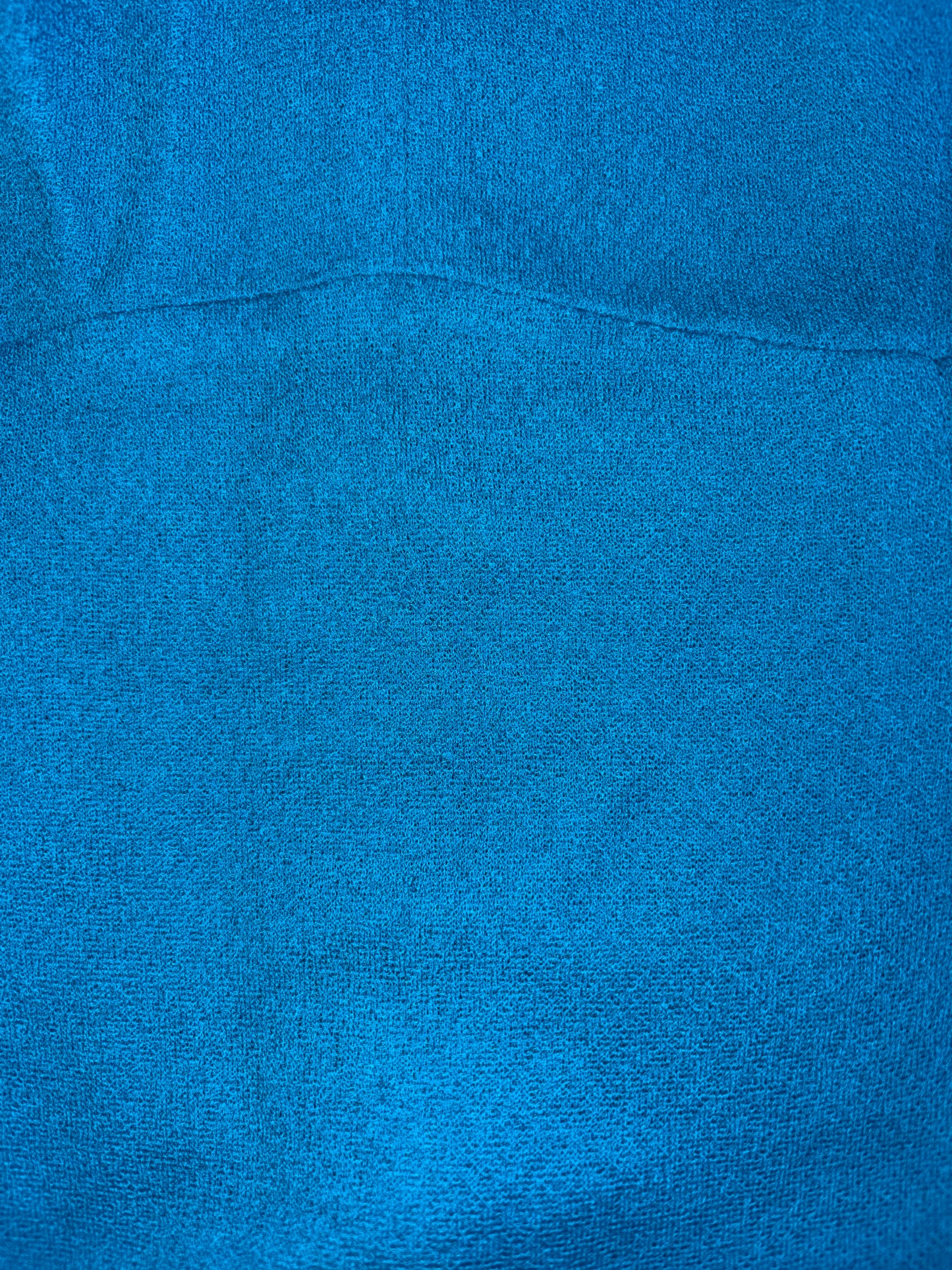 Aqua Blue Knee length Dress w/Gold Metal Chain Detail | Sz 34 ~ Small