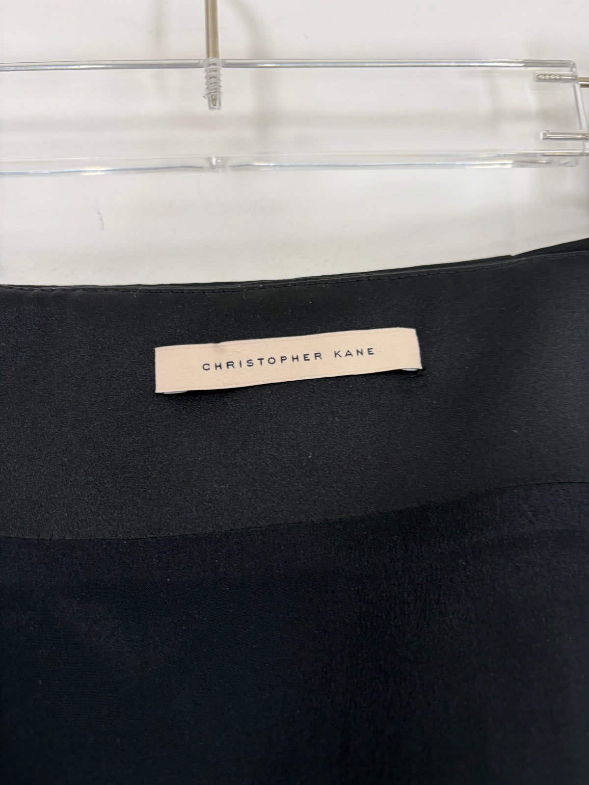 *RUNWAY* 2020 Spring Summer PVC Trimmed Mini Skirt | Sz UK8