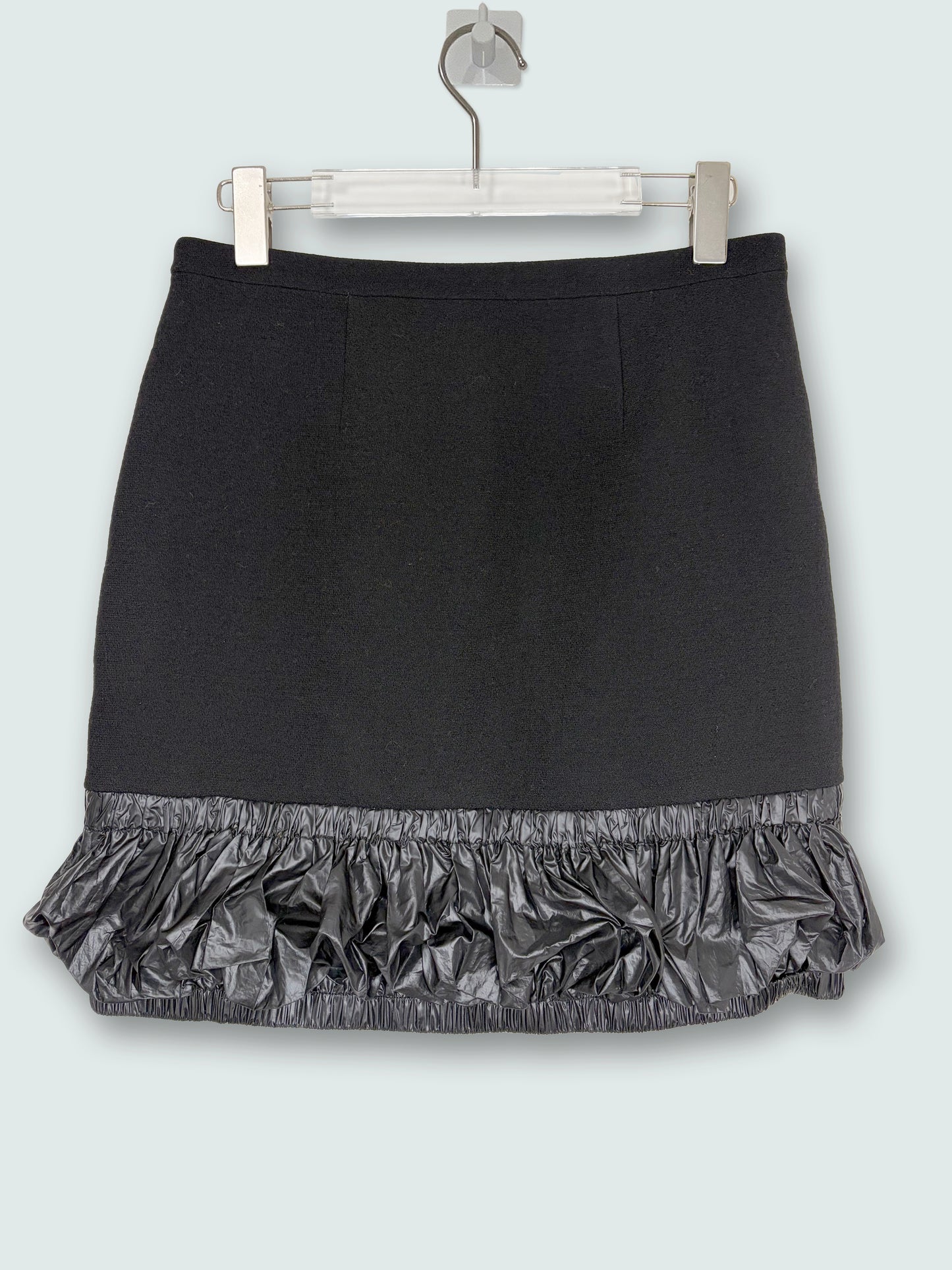 *Runway* 2014 FW 100% Wool Bubble Ruffle Nylon Trim | Sz UK8
