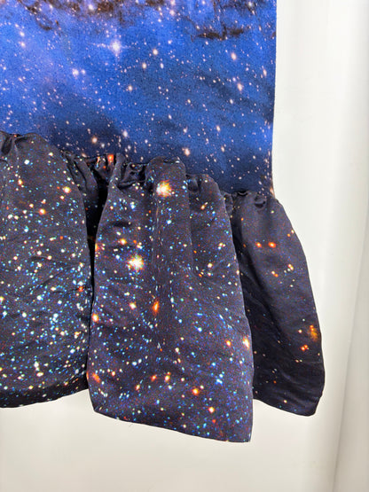 2011 Pre-Fall Vintage Galaxy Ruffle Frill Dress | Sz UK10
