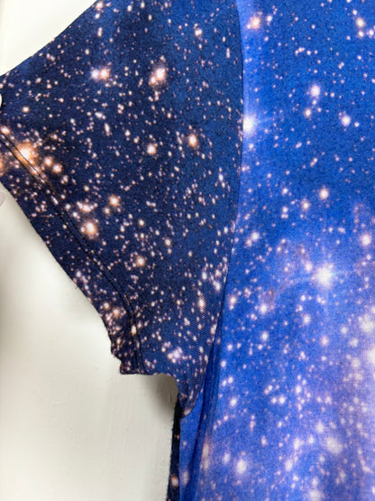 2011 Pre-Fall Vintage Galaxy Ruffle Frill Dress | Sz UK10