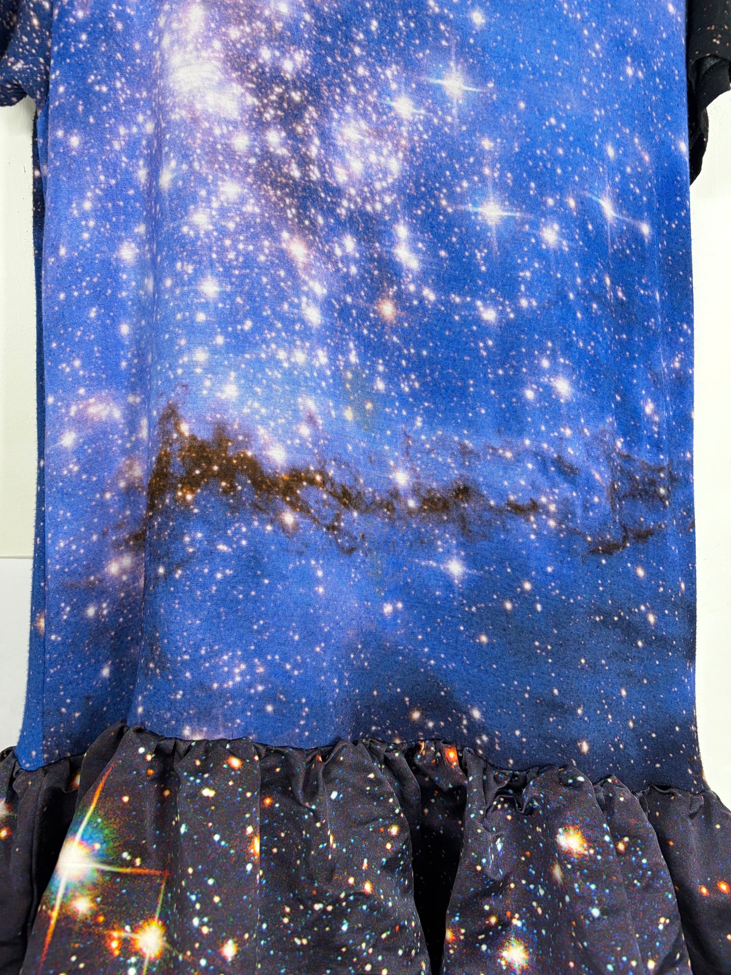 2011 Pre-Fall Vintage Galaxy Ruffle Frill Dress | Sz UK10