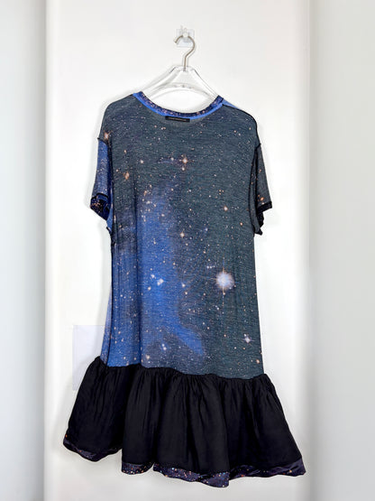 2011 Pre-Fall Vintage Galaxy Ruffle Frill Dress | Sz UK10
