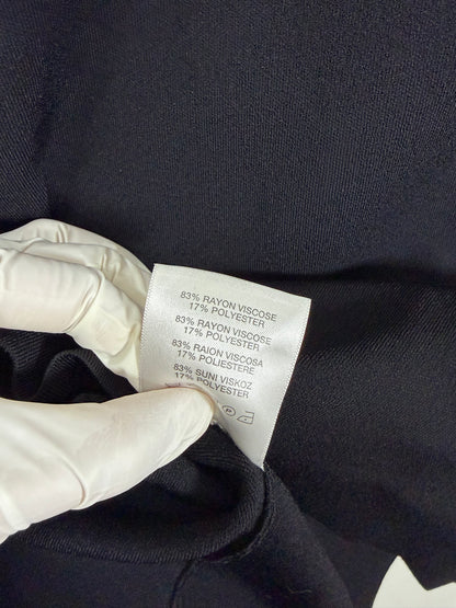 Black Raised 3D Neck and Armhole Shift Dress | Sz UK8 ~ XS