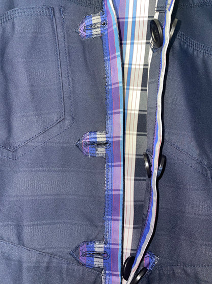 Reversible Check Jacket | Size Small