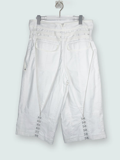 by Marc Jacobs *RUNWAY* SS 2007 White Bermuda Shorts | Sz FR42