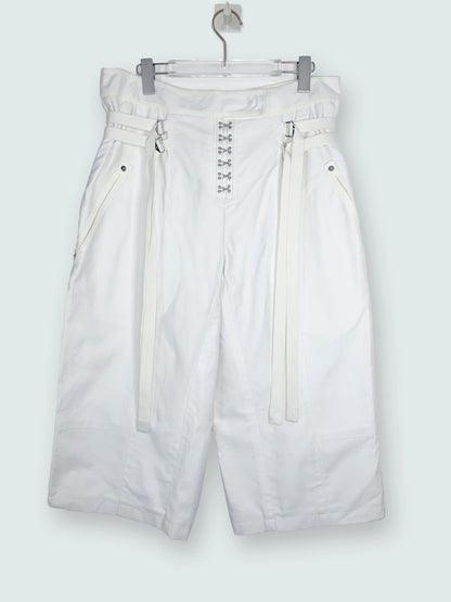 by Marc Jacobs *RUNWAY* SS 2007 White Bermuda Shorts | Sz FR42