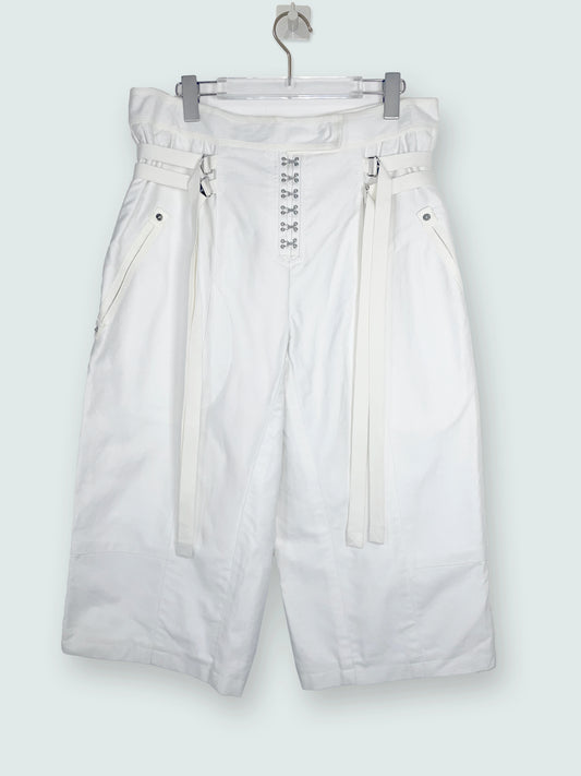 by Marc Jacobs *RUNWAY* SS 2007 White Bermuda Shorts | Sz FR42