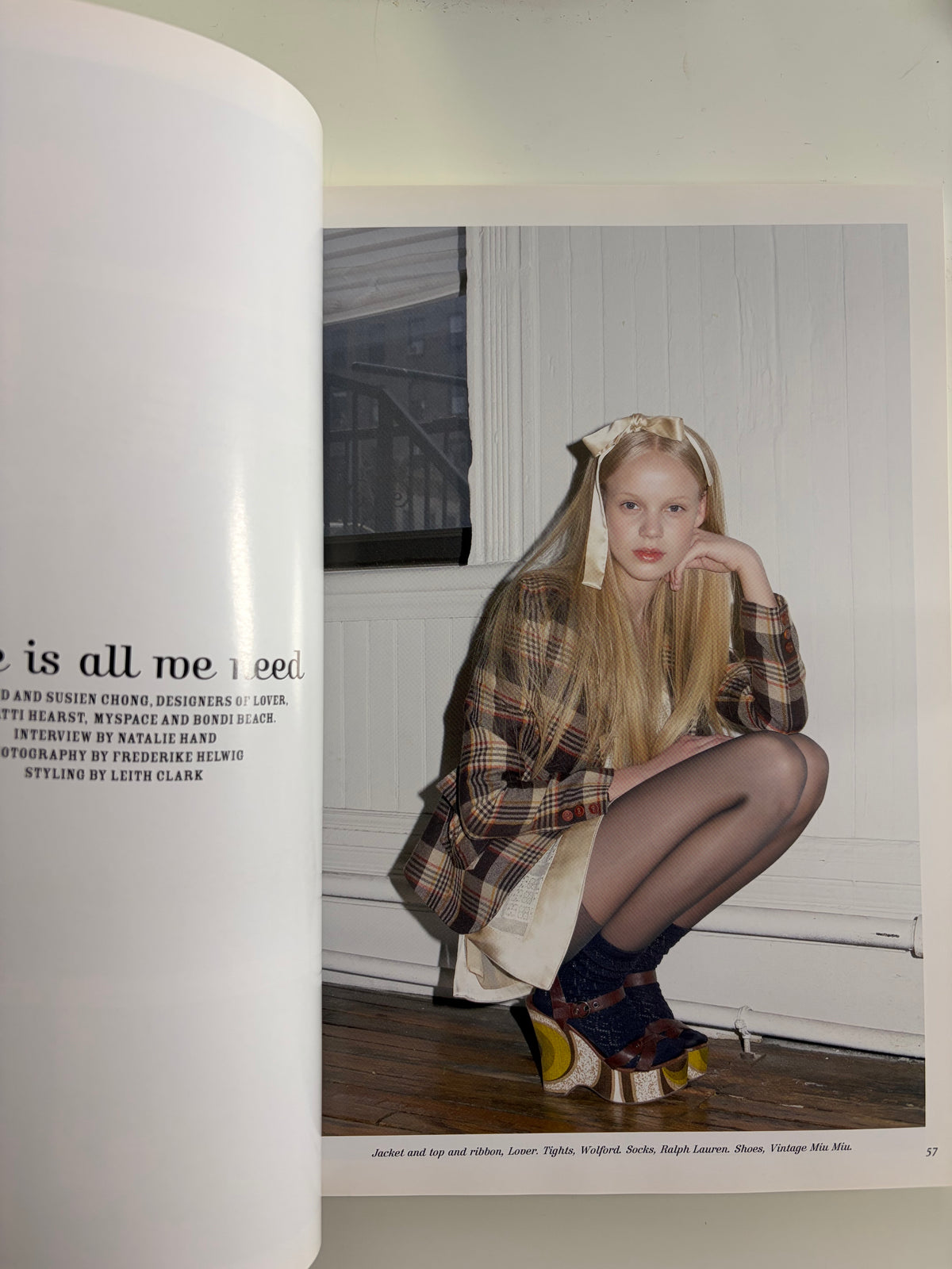 2006 Issue 3 | Karen Elson | Vintage Y2K Fashion