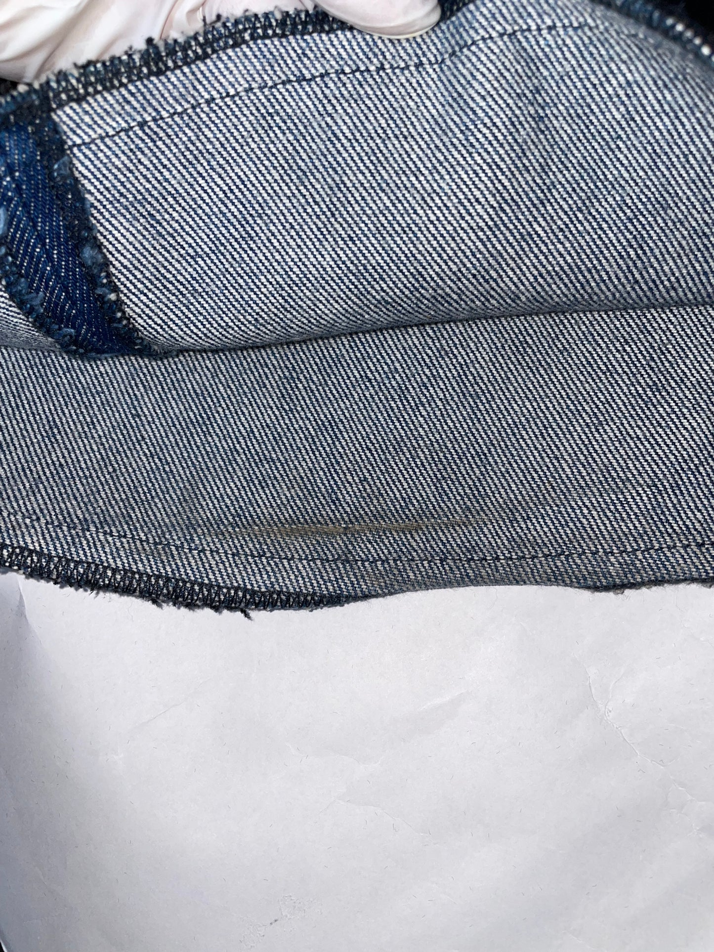 Black Velvet Bond Blue Denim Boot Cut Flare Trousers IT36