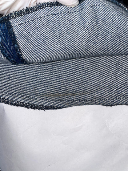 Black Velvet Bond Blue Denim Boot Cut Flare Trousers IT36