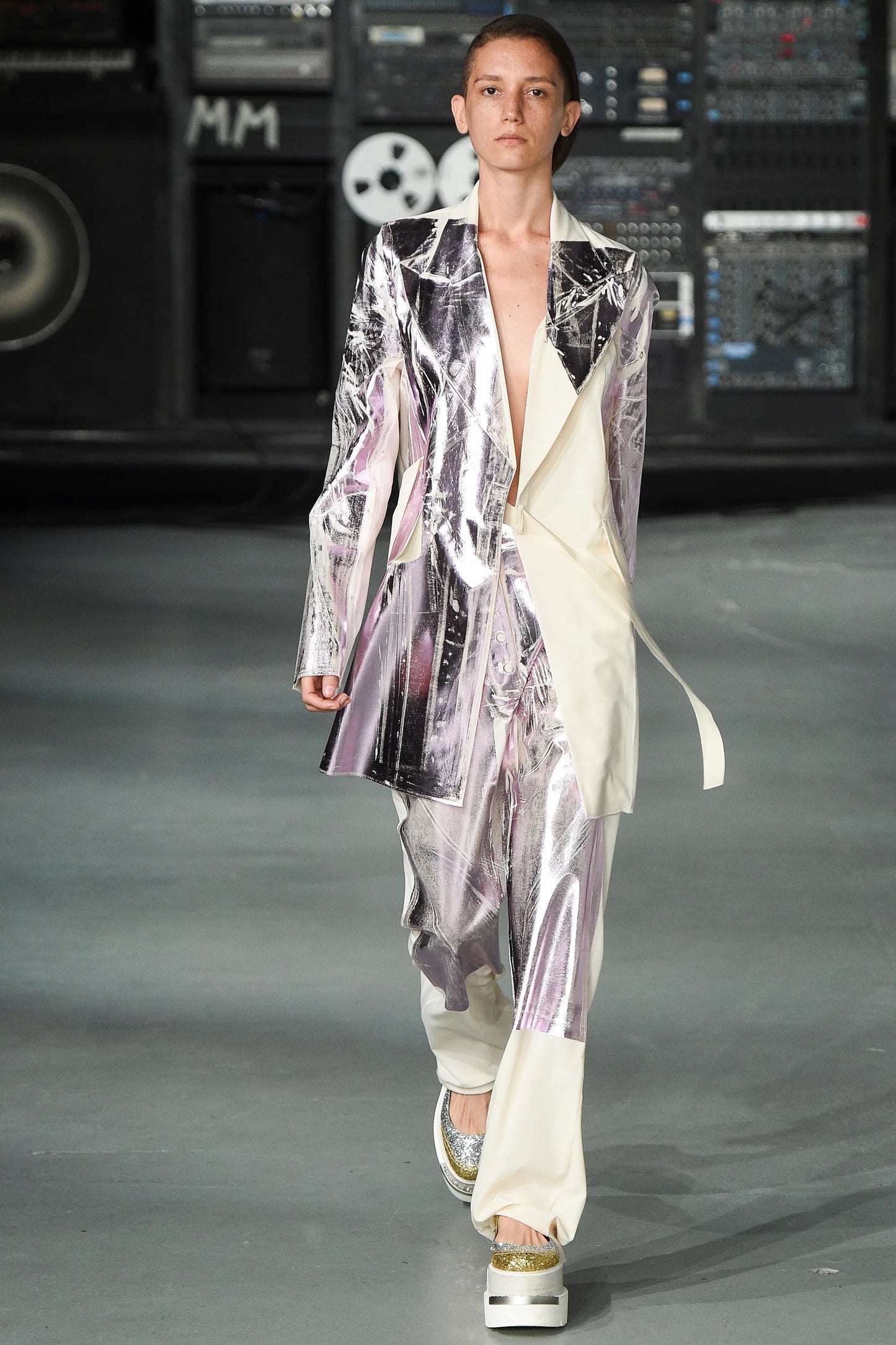 *Brand New* SS 2016 Silver Ivory Jacket | Sz IT36