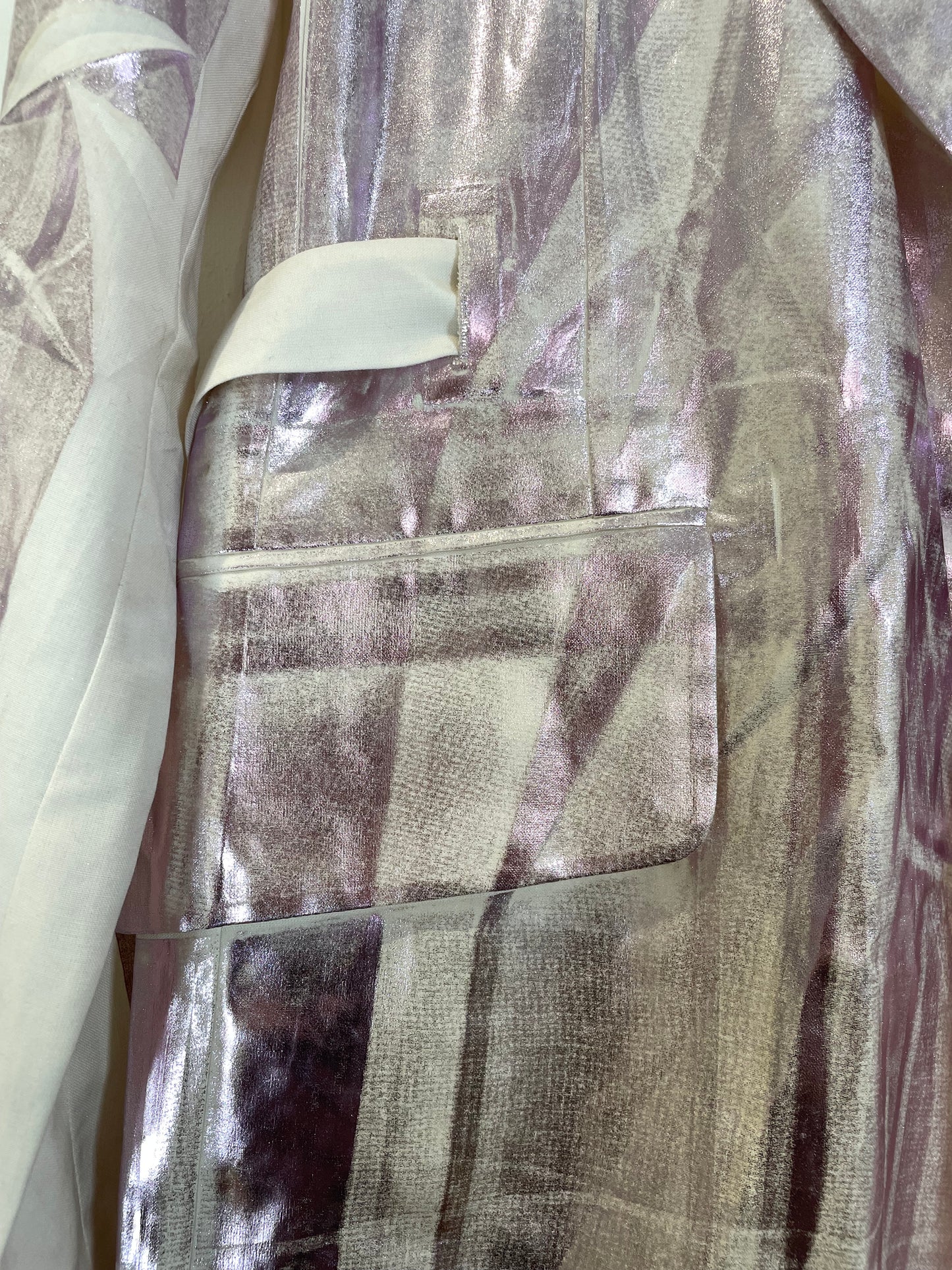*Brand New* SS 2016 Silver Ivory Jacket | Sz IT36