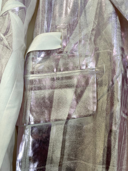 *Brand New* SS 2016 Silver Ivory Jacket | Sz IT36