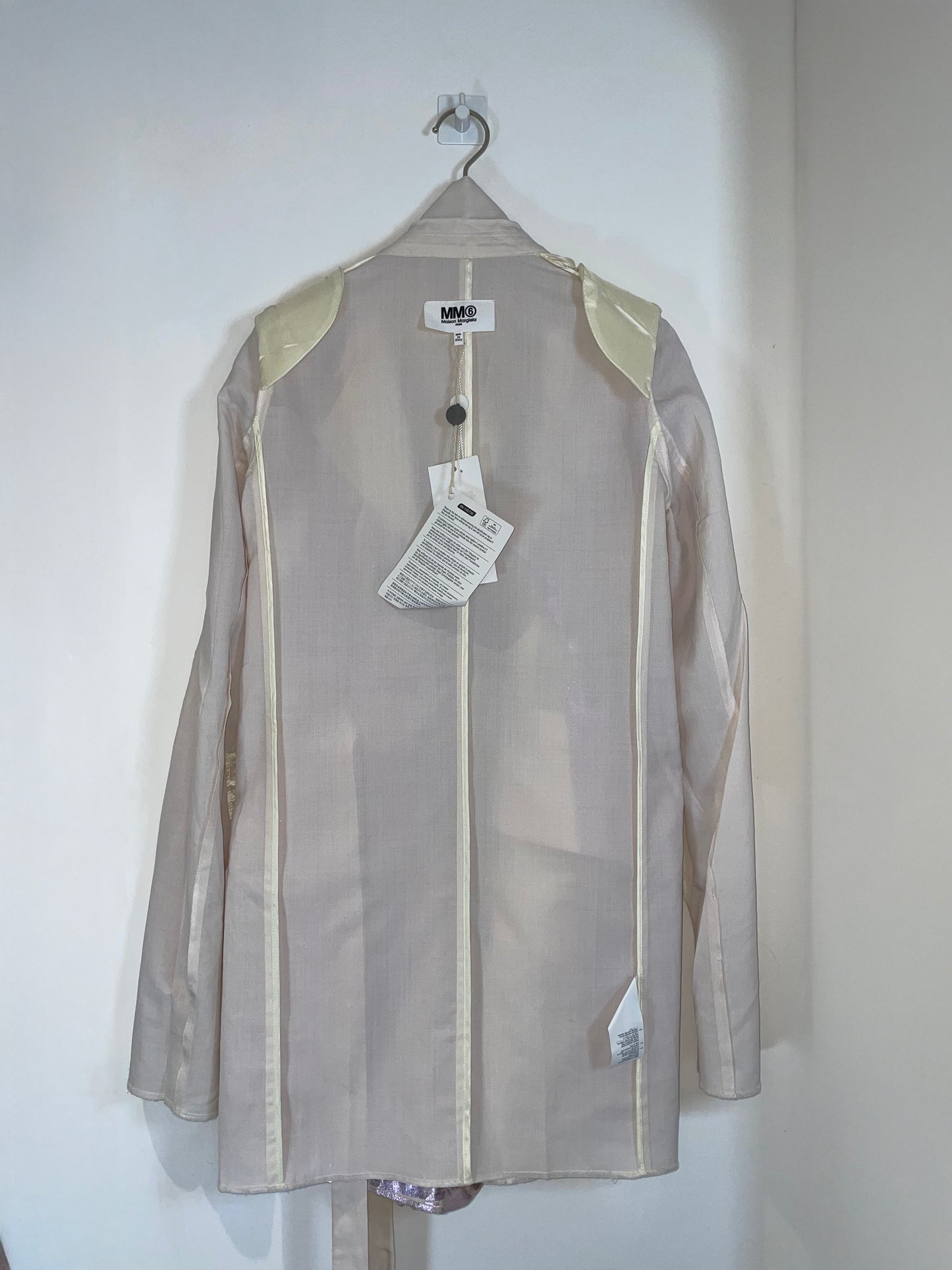 *Brand New* SS 2016 Silver Ivory Jacket | Sz IT36