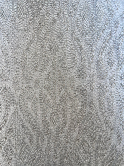 White Sleeveless Knit Dress Knee Length Dress | Size IT 38 ~ Small
