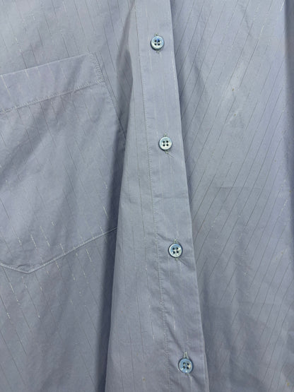 Layered Shirt Dress Light Blue Cotton | Sz IT38