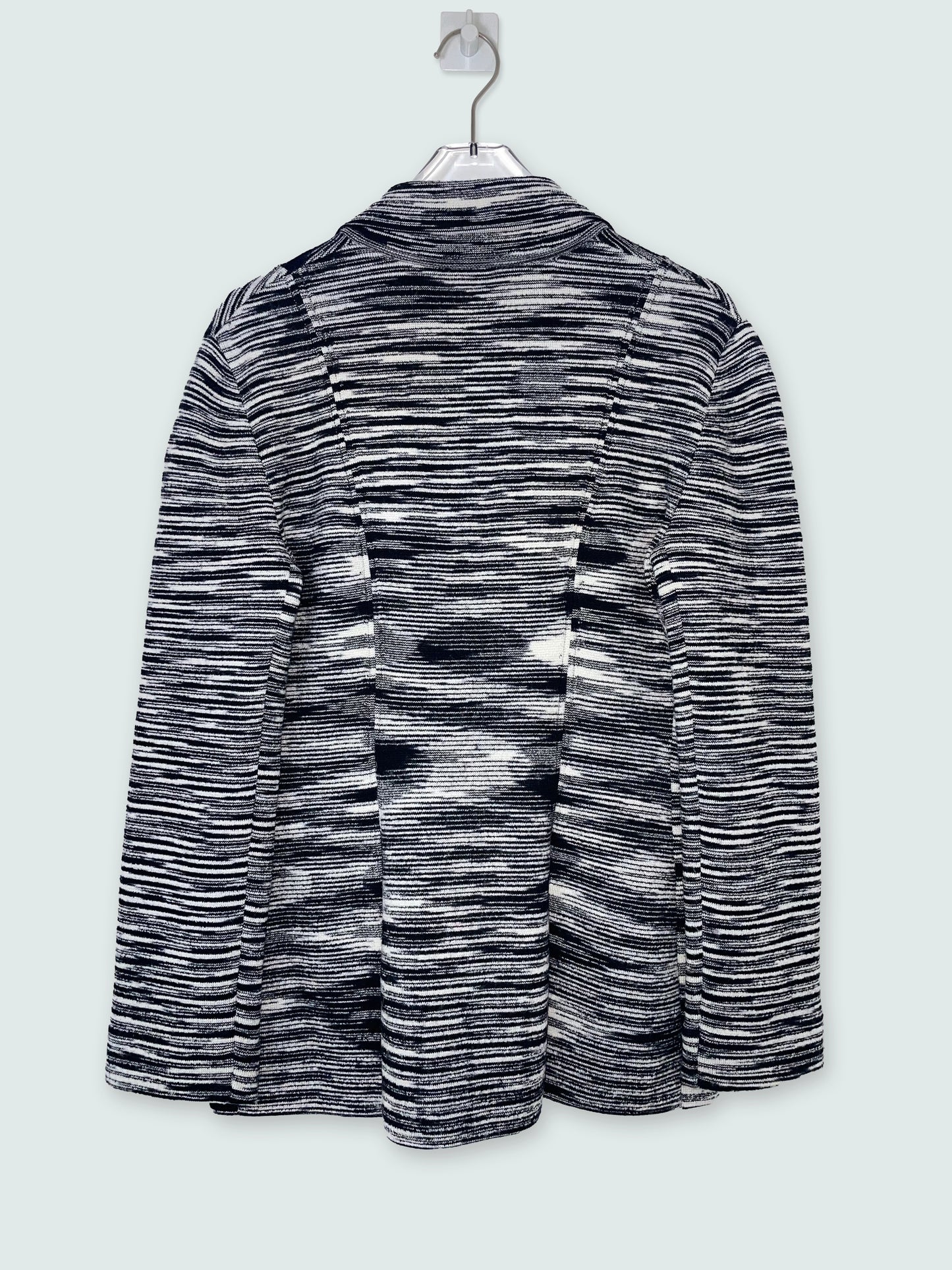 Cardigan w/ Jacket Lapel & Abstract Pattern | IT 40 ~ Small