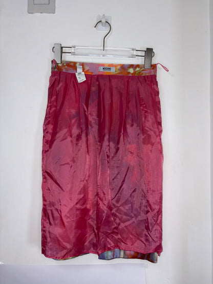 2009 S/S 100% Silk Floral Midi Knee Skirt | Sz IT38