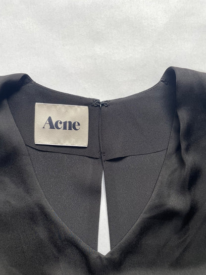 Black Draped Dress | Size 34 UK6 Xsmall