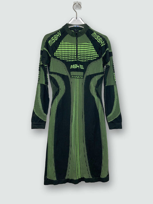 Neon Green Futuristic Sport Club Dress | Size Medium