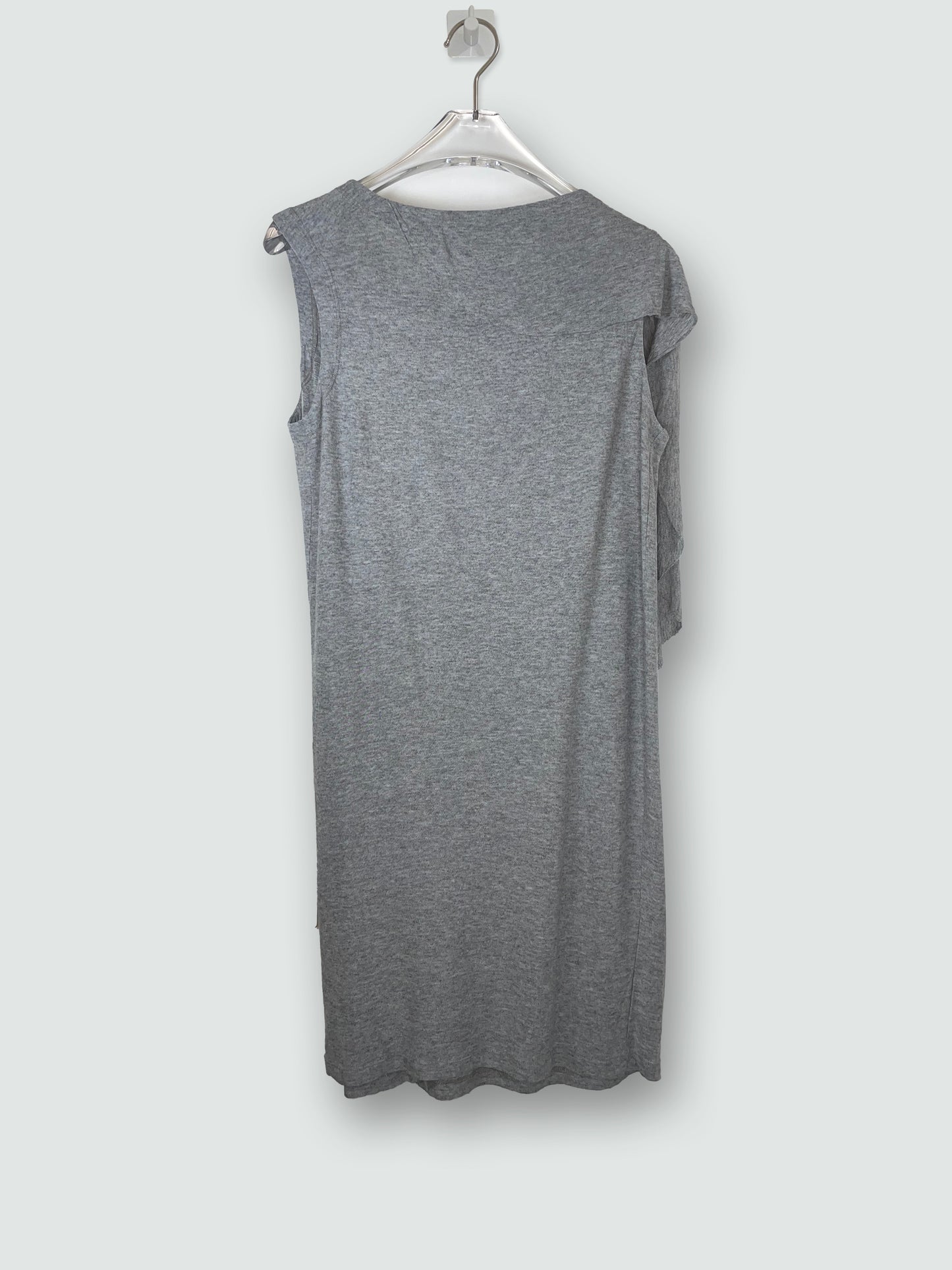 Grey Jersey Drape Detail Dress | Sz Small