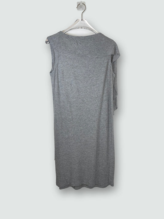 Grey Jersey Drape Detail Dress | Sz Small