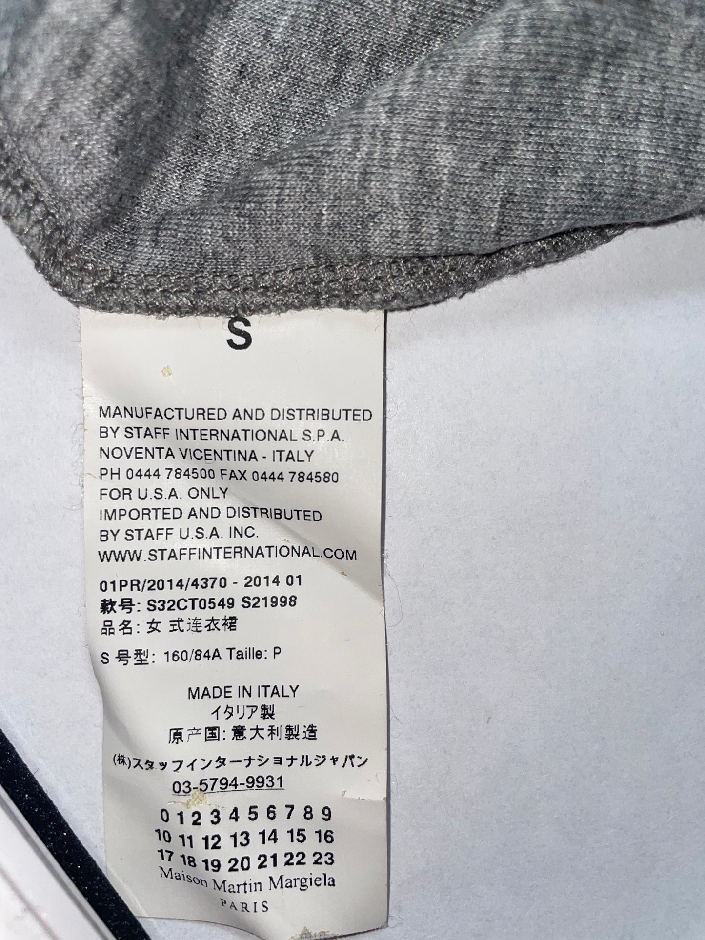 Grey Jersey Drape Detail Dress | Sz Small