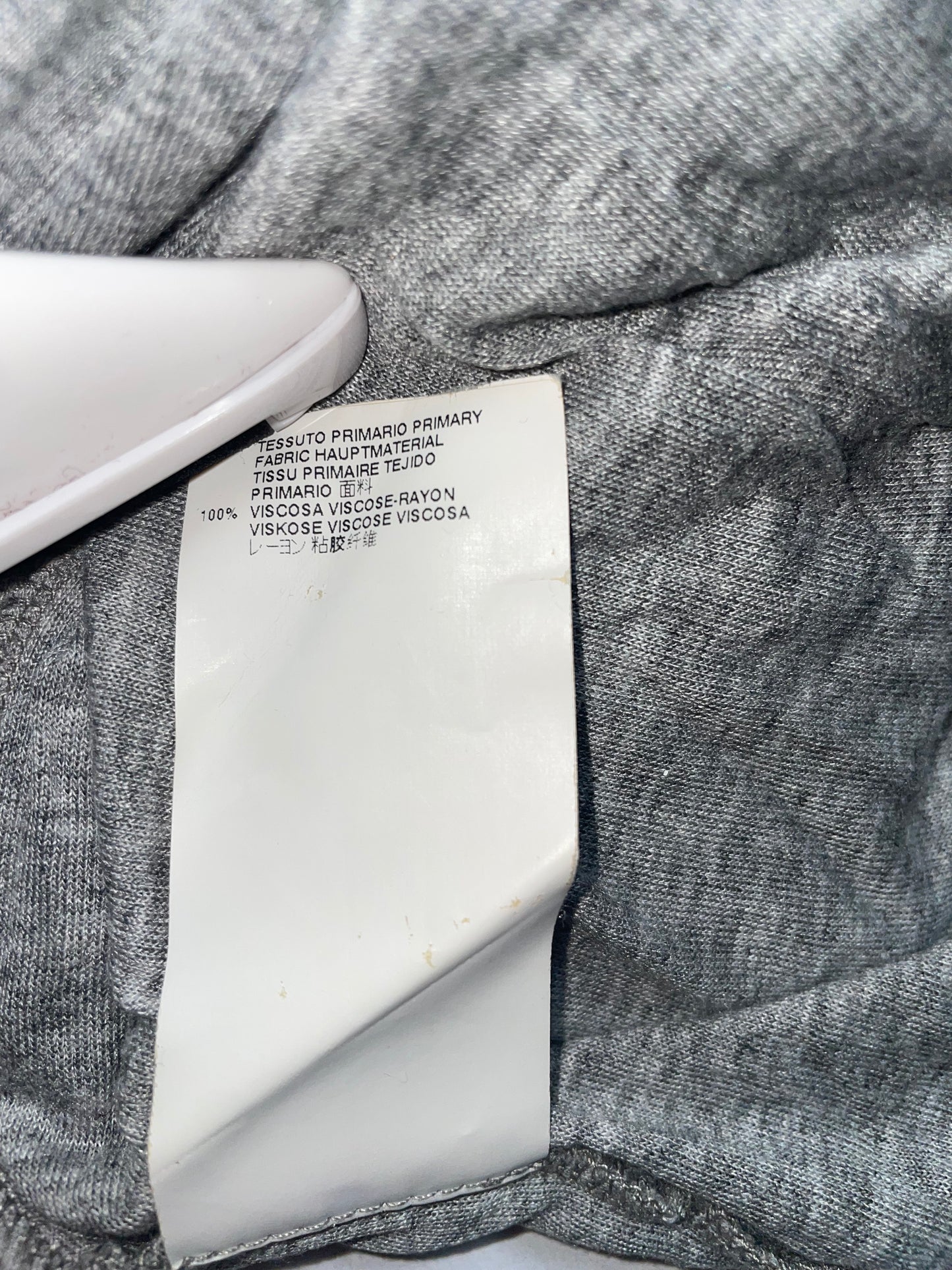 Grey Jersey Drape Detail Dress | Sz Small