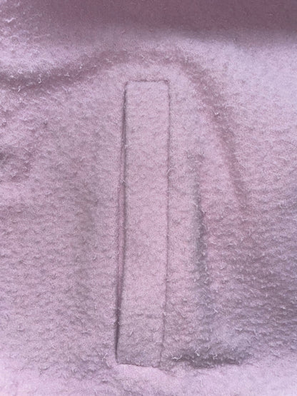 Pink 100% Virgin Wool Coat Red Collar, Belt | GR32, UK6, XSmall