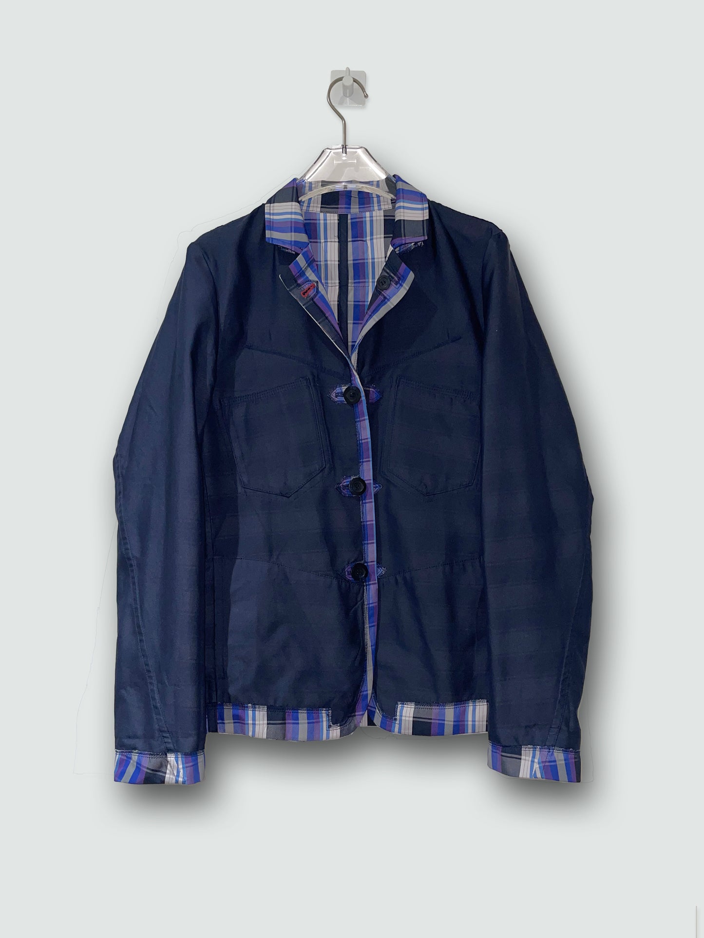 Reversible Check Jacket | Size Small