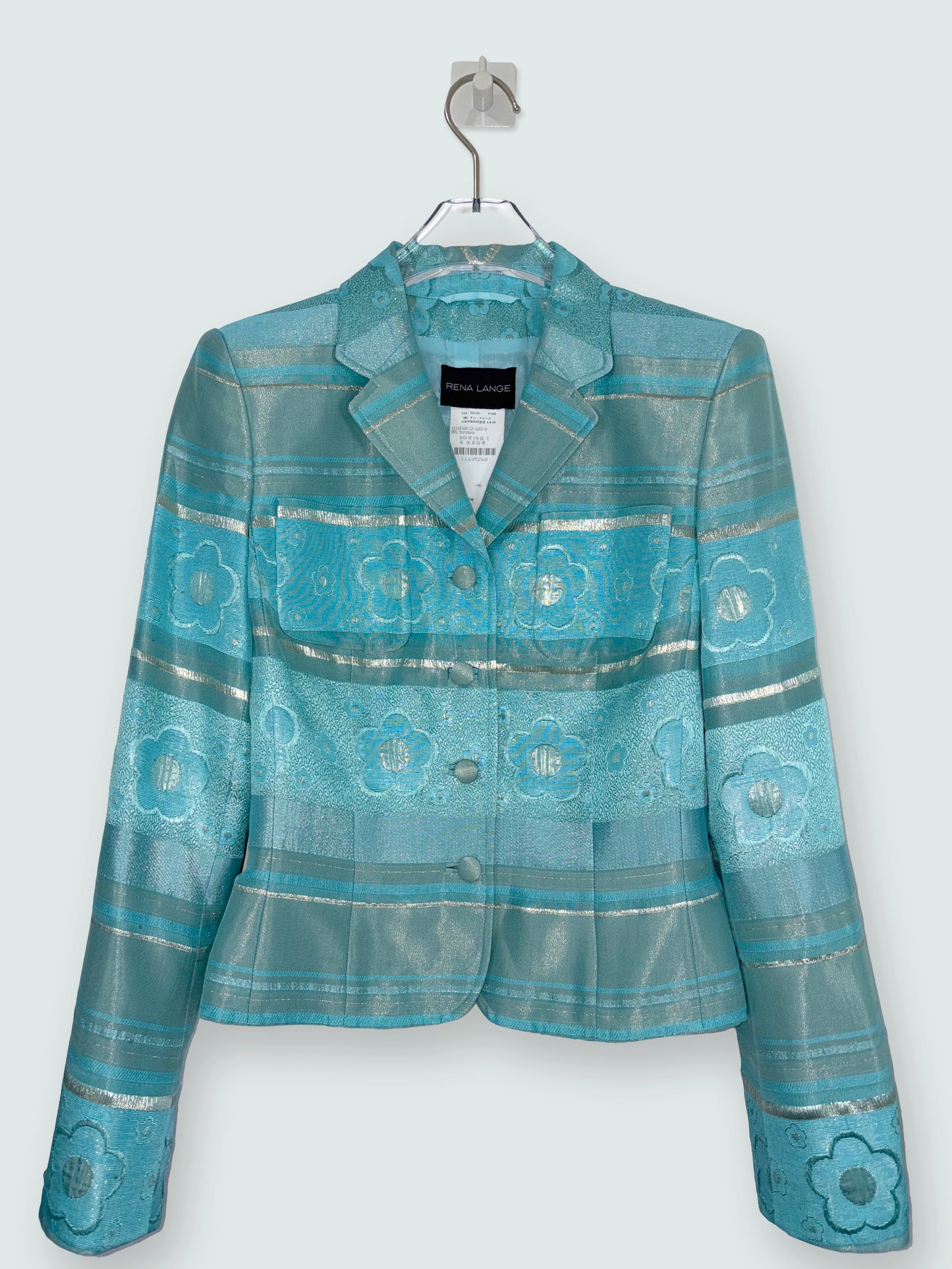Vintage Floral Jacquard Blazer | Sz DE36 ~ Medium