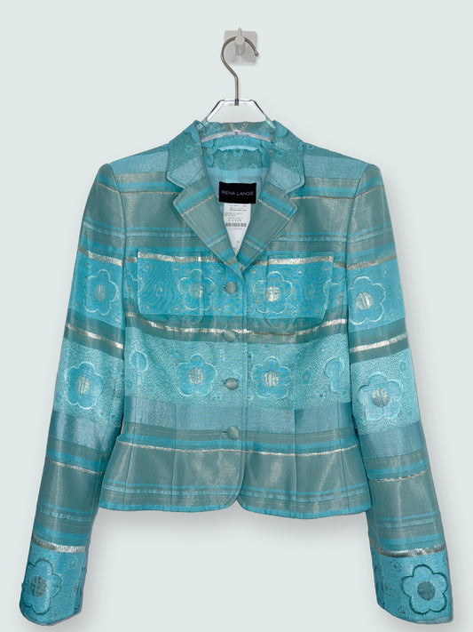 Vintage Floral Jacquard Blazer | Sz DE36 ~ Medium