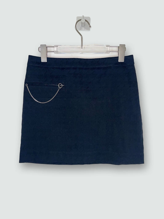 Houndstooth Chain Mini Skirt | Size IT38 ~ Small