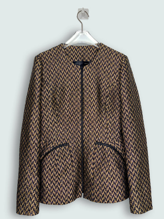 *RUNWAY* FW 2012 | Metallic Gold Black Jacket | Sz US8/EU42
