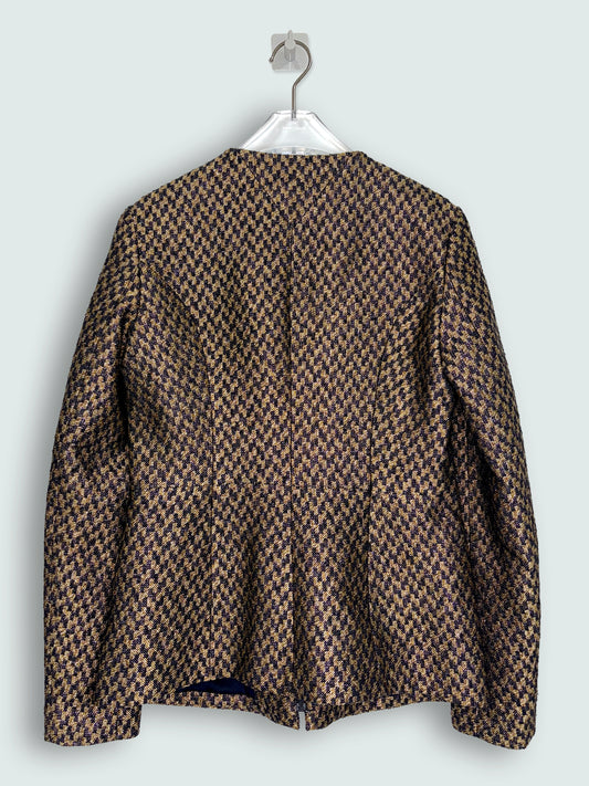 *RUNWAY* FW 2012 | Metallic Gold Black Jacket | Sz US8/EU42