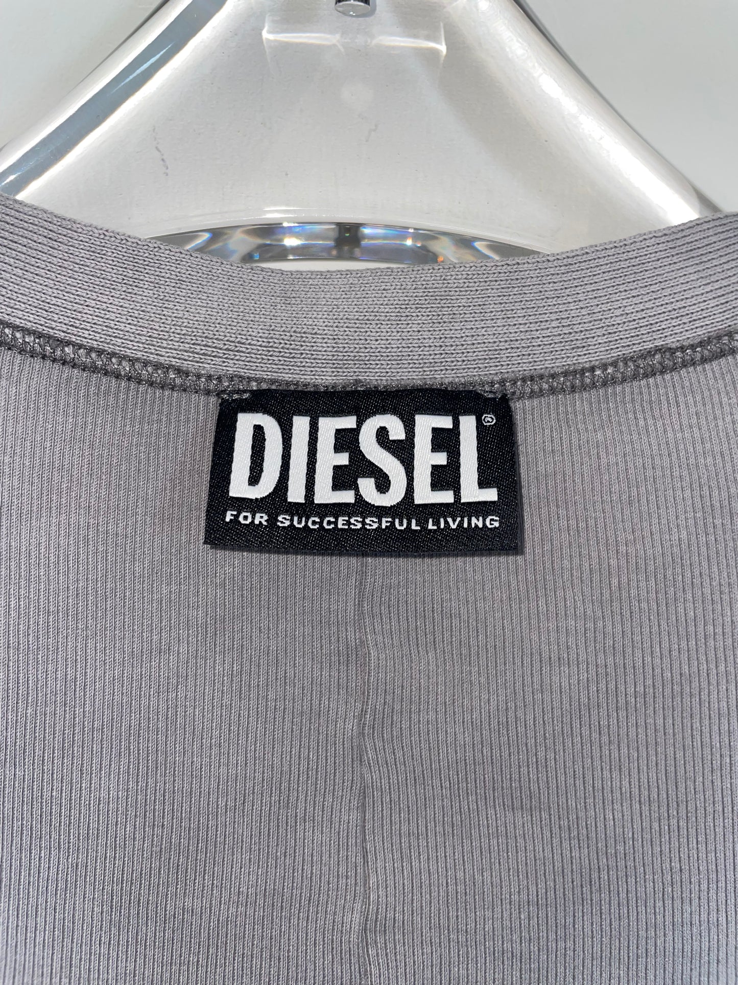 By Glenn Martens | Grey Long Sleeve Button Cropped Cardigan Top | XSmall