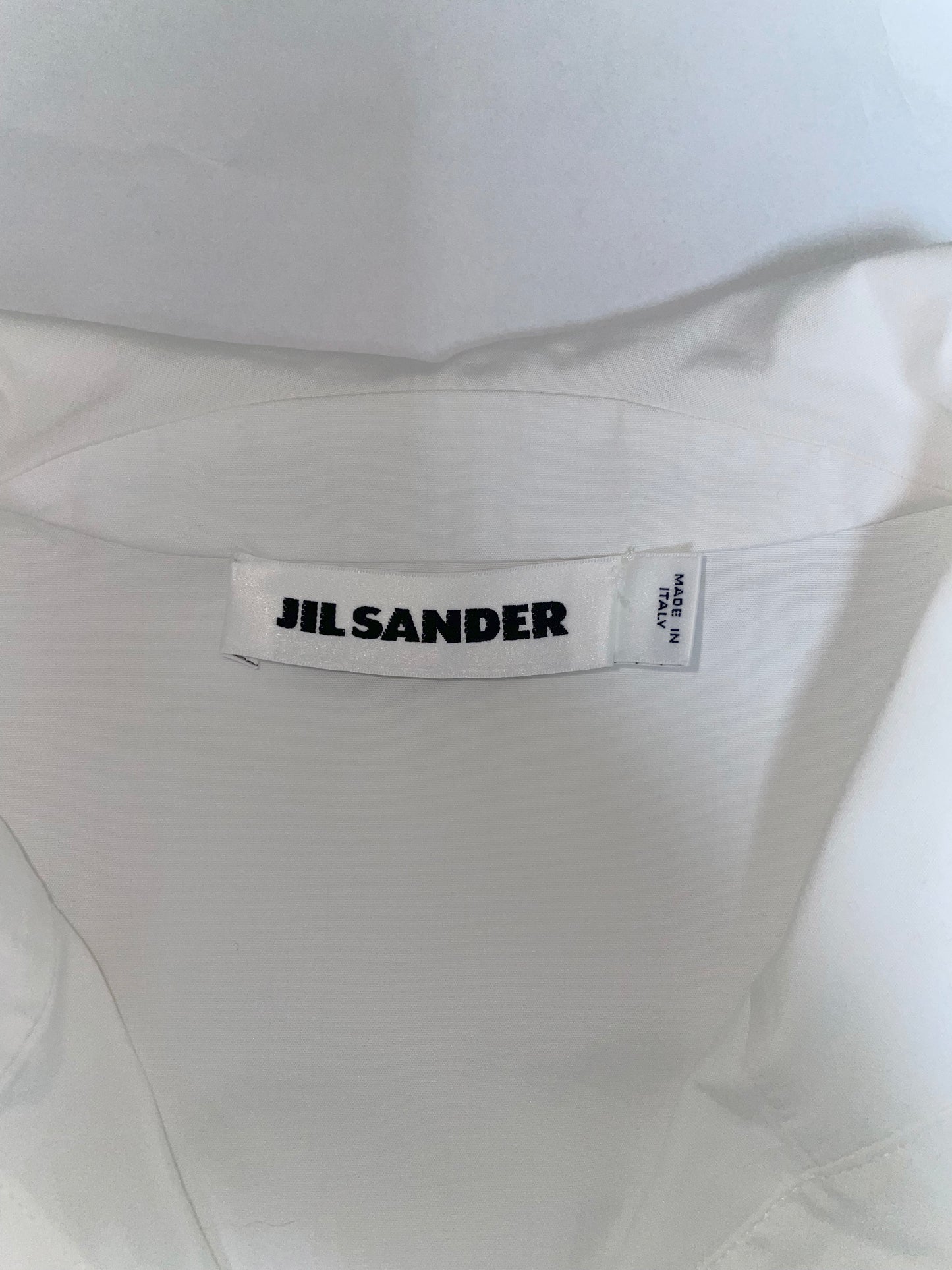 Pre-Fall 2018 Sailor Collar White Cotton Poplin Shirt | Size 32 ~ Small