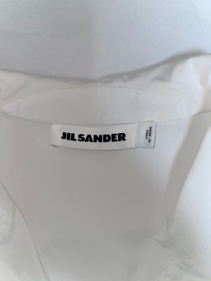 Pre-Fall 2018 Sailor Collar White Cotton Poplin Shirt | Size 32 ~ Small
