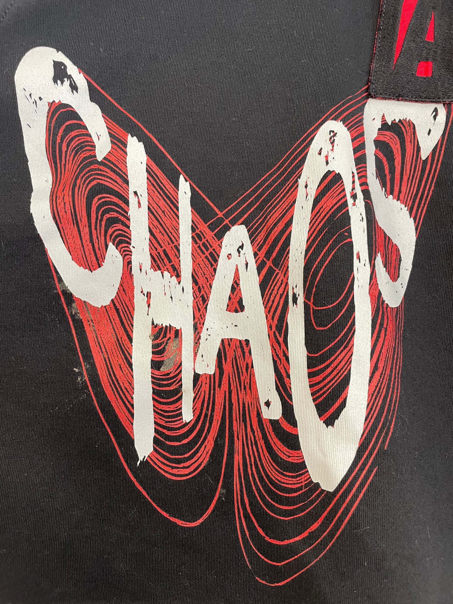 Black Punk Chaos Silver Chain Top | Size XSmall