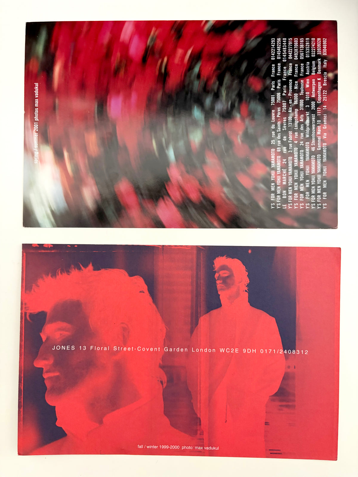 1999-2000 F/W, 2001 S/S Postcards | Photo by Max Vadukul