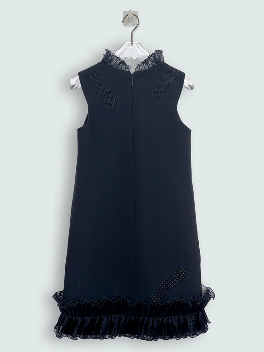 Pre Fall 2016 Ruffled Sleeveless Shift Dress | Sz UK6 XS