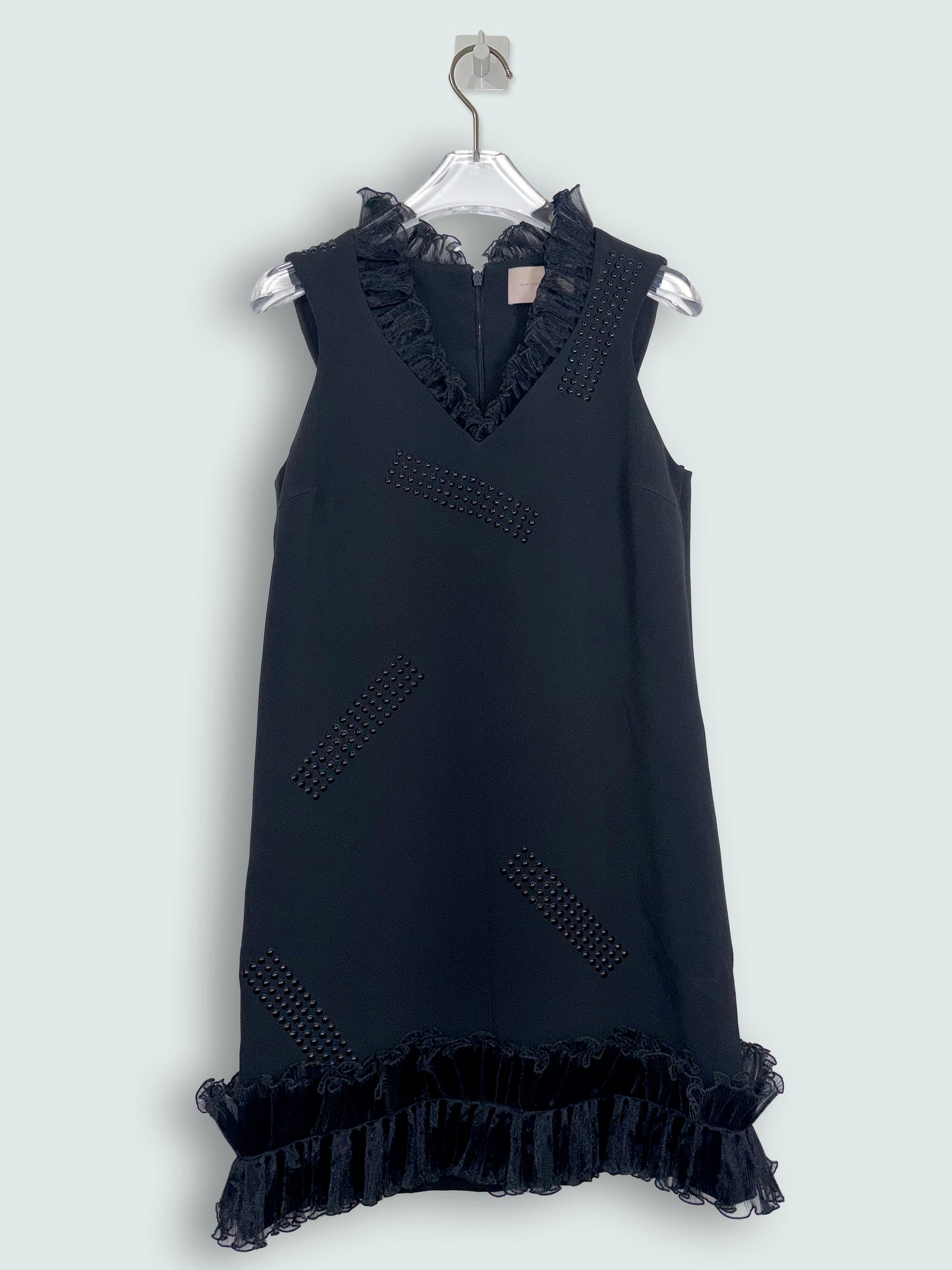 Pre Fall 2016 Ruffled Sleeveless Shift Dress | Sz UK6 XS