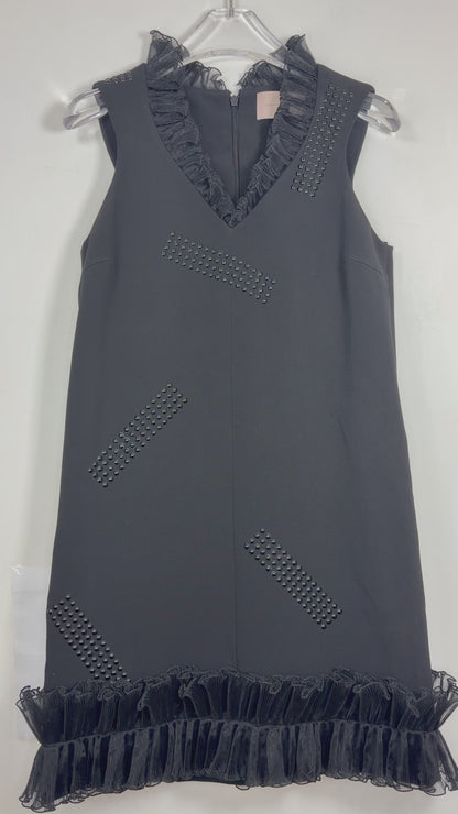 Pre Fall 2016 Ruffled Sleeveless Shift Dress | Sz UK6 XS